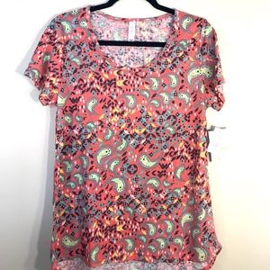 NWT LuLaRoe Paisley Print Classic T (XS)
